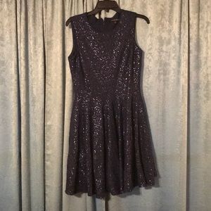 Navy sequin dress size 8